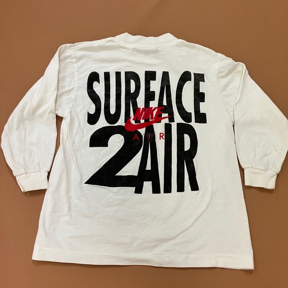 Vintage Nike Air‎ Jordan Long Sleeve T-Shirt Graphic Tee Basketball USA Boys S - Picture 8 of 8